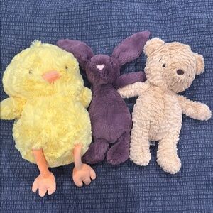 Plushie bundle 2 jelly cats and a free throw in plushie.